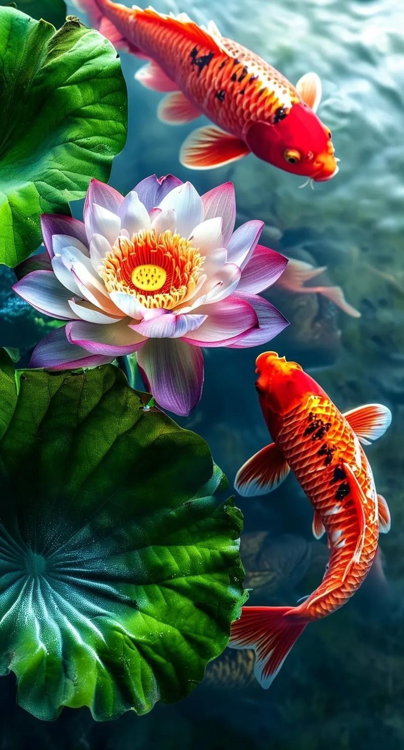 荷花鯉魚圖片【荷花鯉魚圖片欣賞】