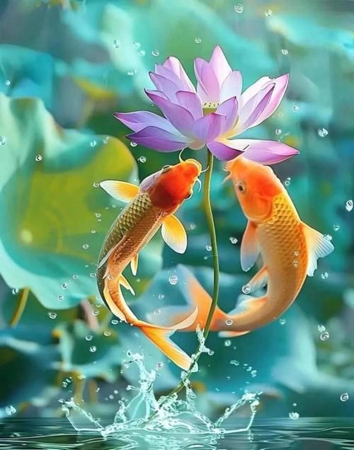 荷花鯉魚圖片【荷花鯉魚圖片欣賞】
