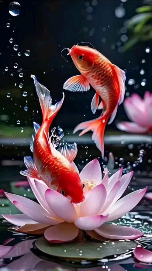 荷花鯉魚圖片【荷花鯉魚圖片欣賞】