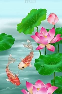荷花鯉魚圖片【荷花鯉魚圖片欣賞】