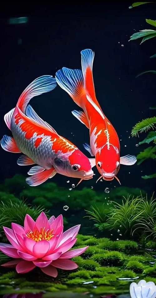 荷花鯉魚圖片【荷花鯉魚圖片欣賞】