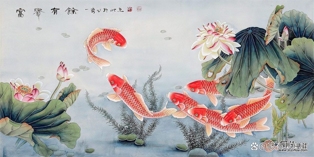 荷花鯉魚圖片【荷花鯉魚圖片欣賞】