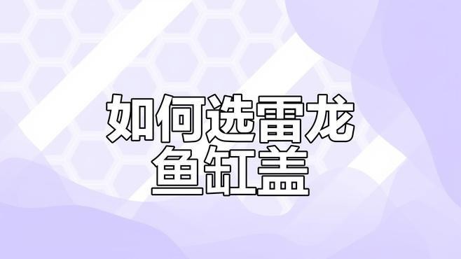 龍魚缸加蓋有哪些材質選擇？【你還不知道告訴你魚缸蓋板怎么選】