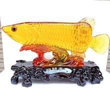 金龍魚擺件有哪些知名品牌？【招財龍魚擺件十大排名推薦京東吉善緣金龍魚擺件】