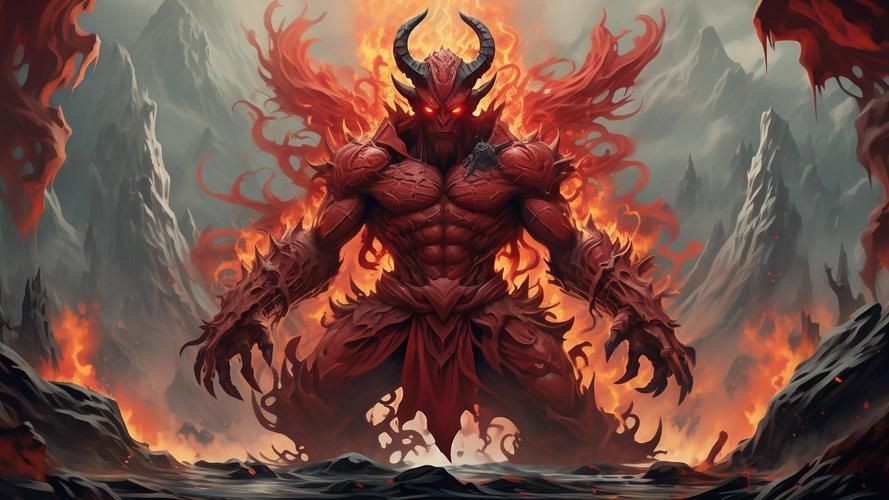 魔鬼圖片100張【《魔鬼圖片100張：詭異視覺的集結》】