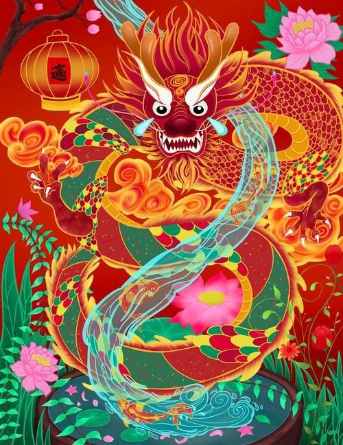 紅眼招財龍圖片【《紅眼招財龍圖片：獨特魅力與神秘色彩》】