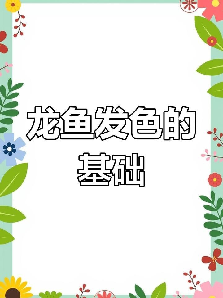紅龍魚發(fā)色最佳水質參數【紅龍魚發(fā)色與水質參數密切相關】