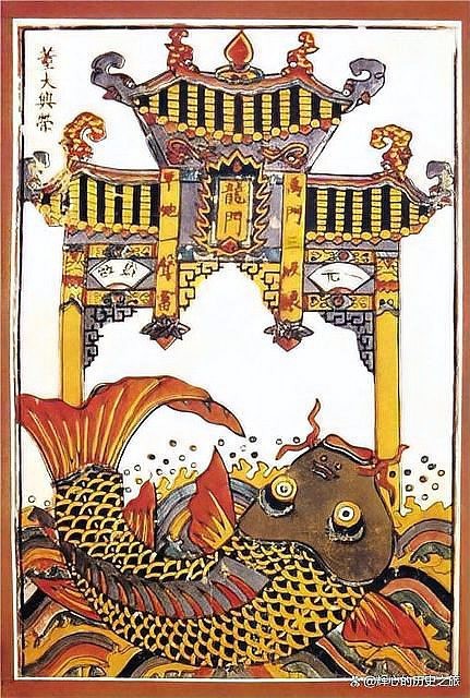 鯉魚跳龍門有哪些藝術(shù)作品【“鯉魚跳龍門”你見過嗎】
