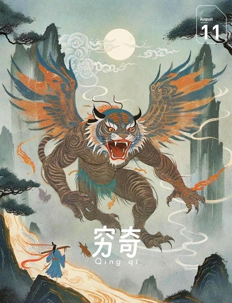 老虎長翅膀是什么神獸【中國古代神話中的五大虎王，各有什么本領】