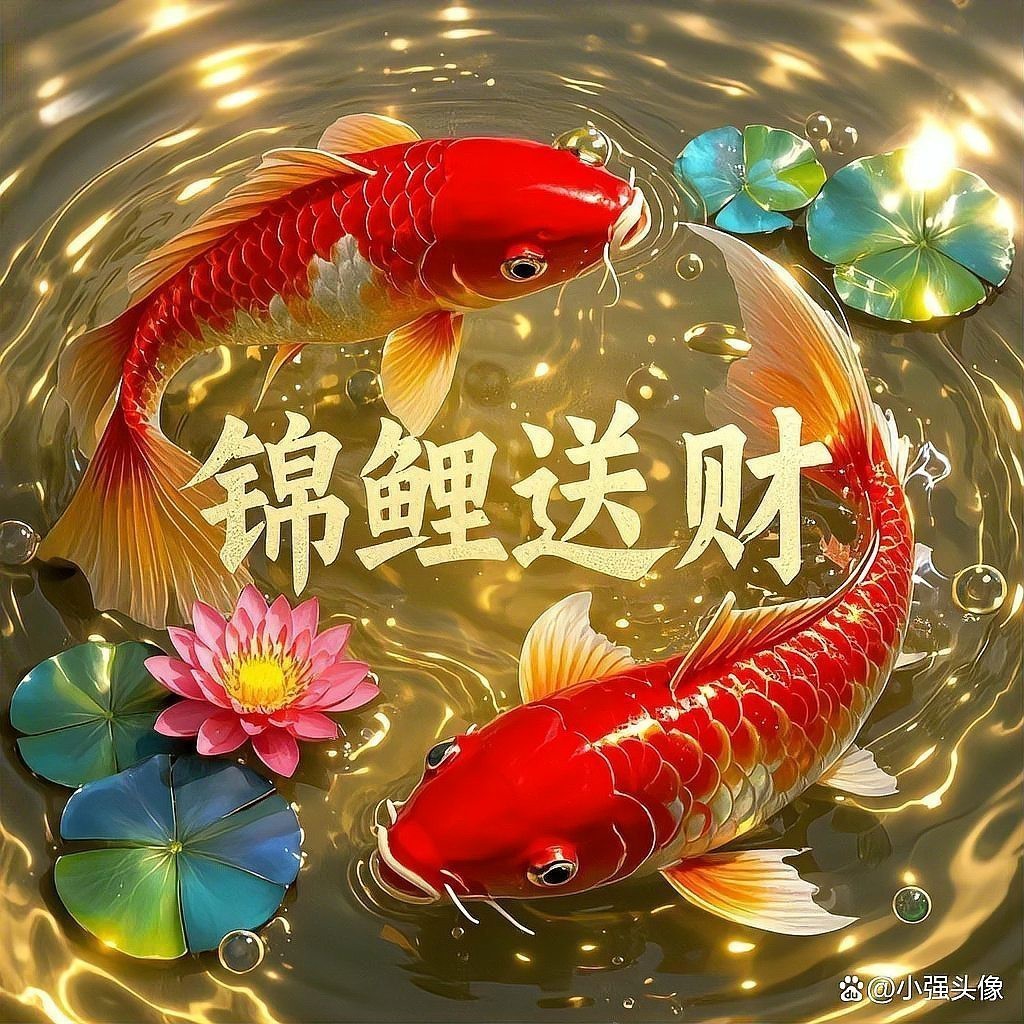 十大最吉利錦鯉頭像【運勢，形成獨特的數字】