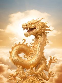 有沒有高清的黃金龍壁紙？【有沒有高清的黃金龍壁紙推薦一些更簡約風格的黃金龍壁紙】
