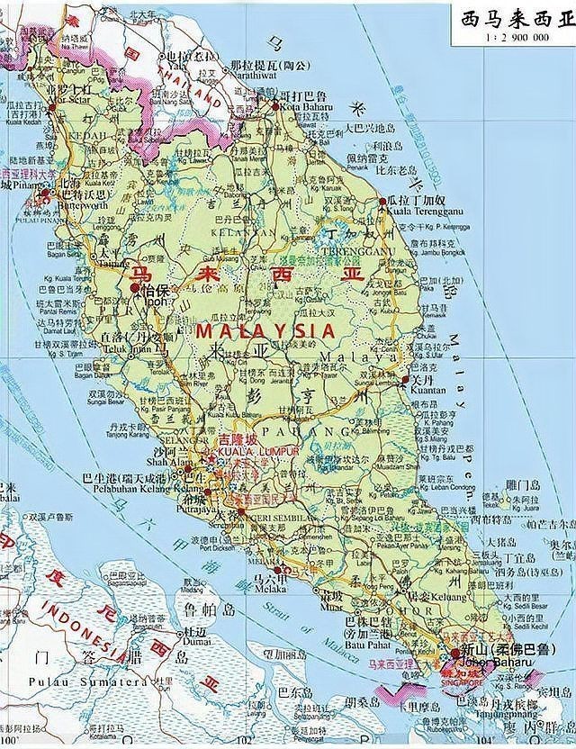馬來西亞地圖中文版全圖【《馬來西亞地圖中文版全圖：探索多元國度的地理指南》**】