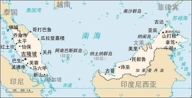 馬來西亞地圖中文版全圖【《馬來西亞地圖中文版全圖：探索多元國度的地理指南》**】