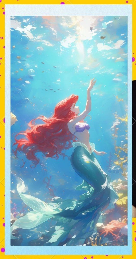 美人魚貝殼公主【《美人魚貝殼公主》**，迪士尼公主變美人魚】