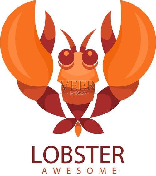 給我一些龍蝦LOGO設計案例【精選龍蝦logo設計案例及相關風格分類】