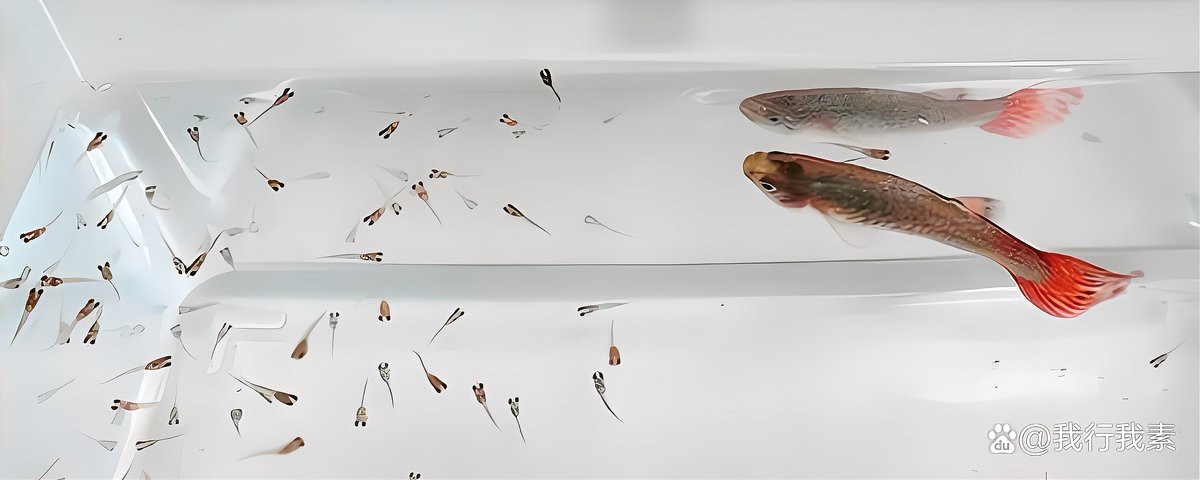 孔雀魚生一個吃一個【\