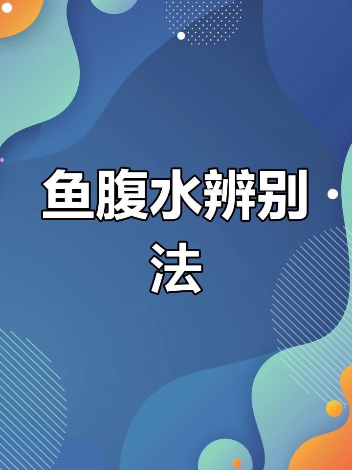 如何判斷魚腹水是否嚴重？【奶兔球球腹水初期癥狀與治療觀賞魚腹水初期癥狀與治療】