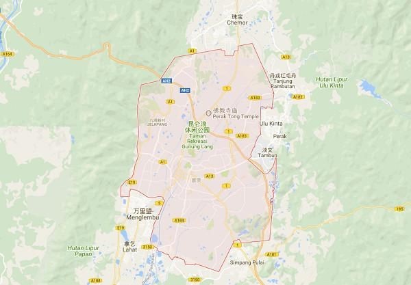 馬來西亞怡保地圖【叮當媽咪輔食記馬來西亞怡保地圖757地圖網】