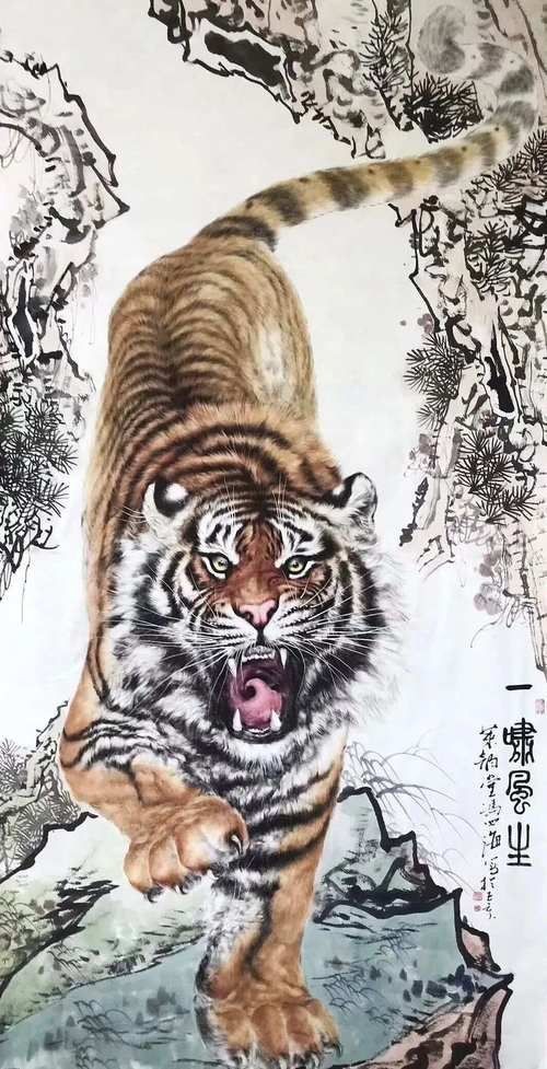 老虎畫大全100幅【《老虎畫大全100幅》】