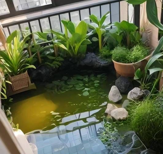 露天魚池設計圖片【13個適合自己diy的“庭院魚池”，網友：回家立馬開挖！】