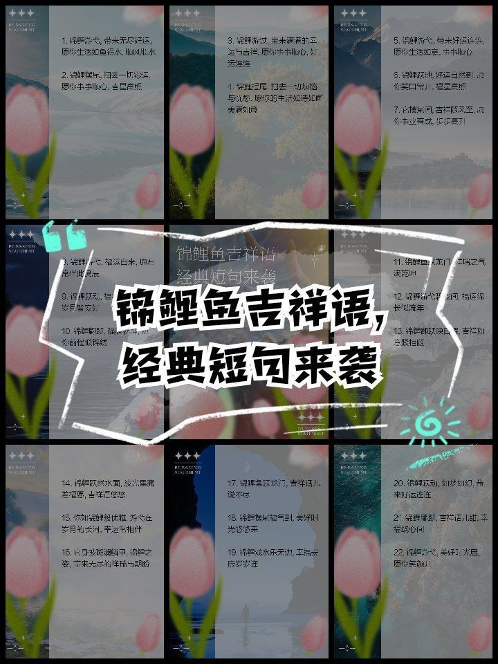 錦鯉最經(jīng)典的一句【錦鯉文化中最經(jīng)典的一句是什么？】