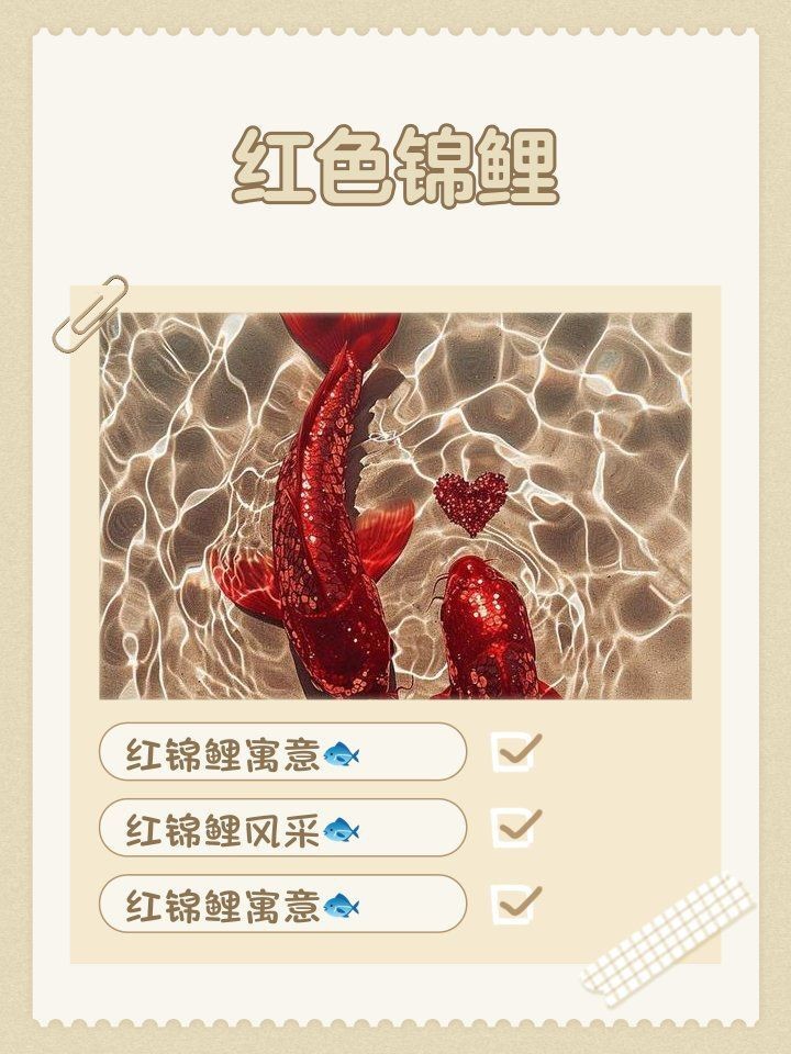 紅錦鯉的寓意和象征【紅錦鯉在風水學中的具體寓意】