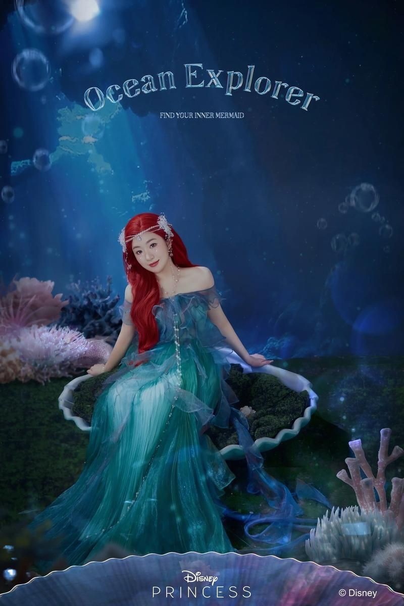 紅美人魚圖片【紅美人魚的下半身究竟是什么魚紅發美人魚壁紙愛麗兒】