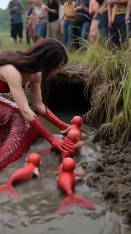 紅美人魚圖片【紅美人魚的下半身究竟是什么魚紅發美人魚壁紙愛麗兒】