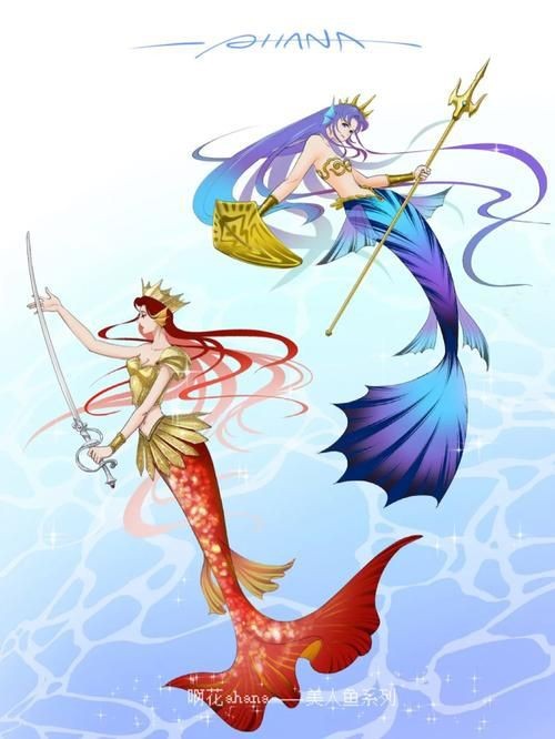 紅美人魚圖片【紅美人魚的下半身究竟是什么魚紅發美人魚壁紙愛麗兒】