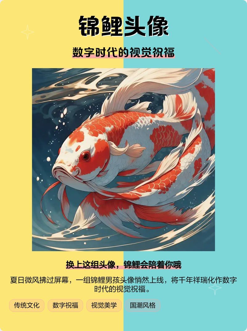 福魚頭像【《年福通過動態魅力構建文化寓意》】