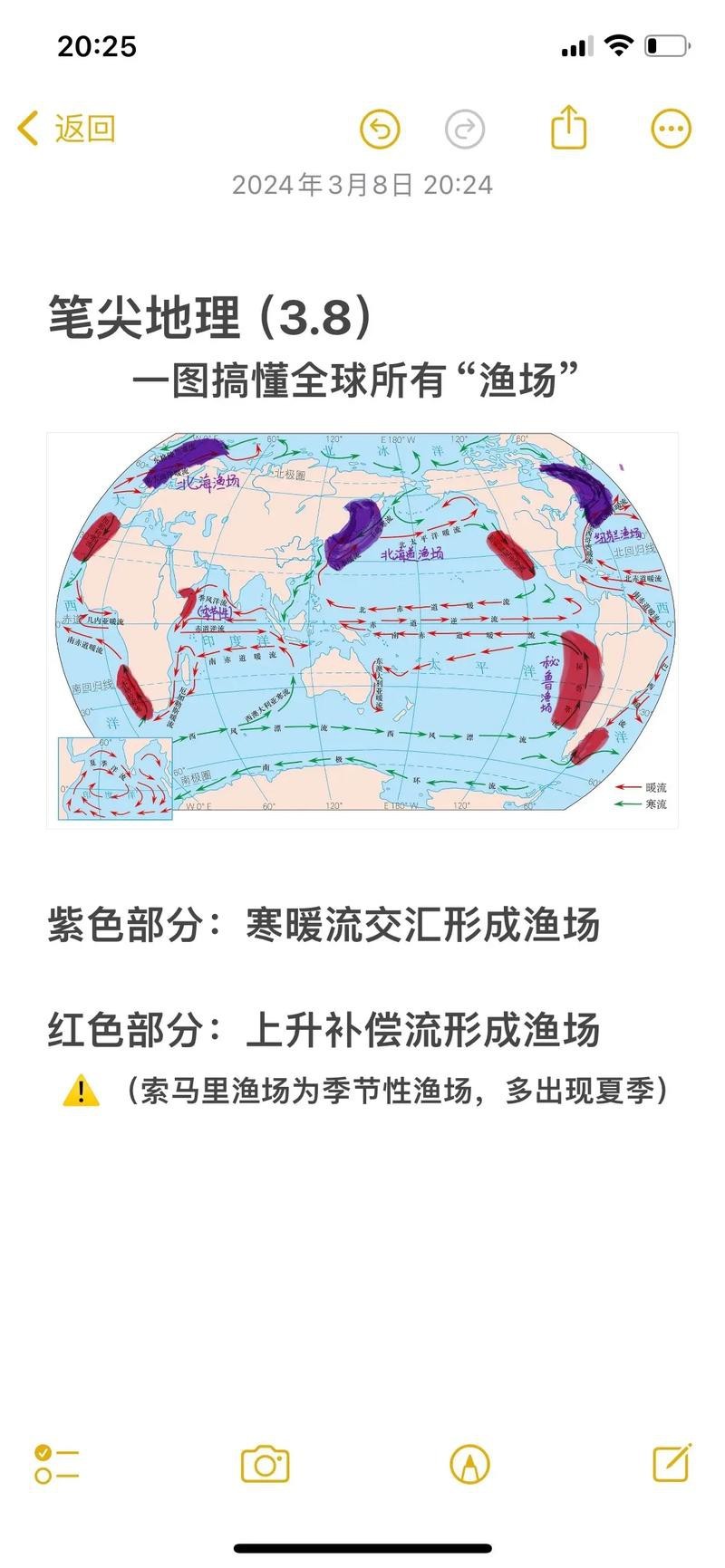 地理漁場分布圖