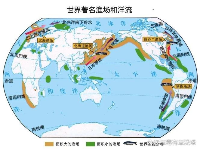 地理漁場分布圖