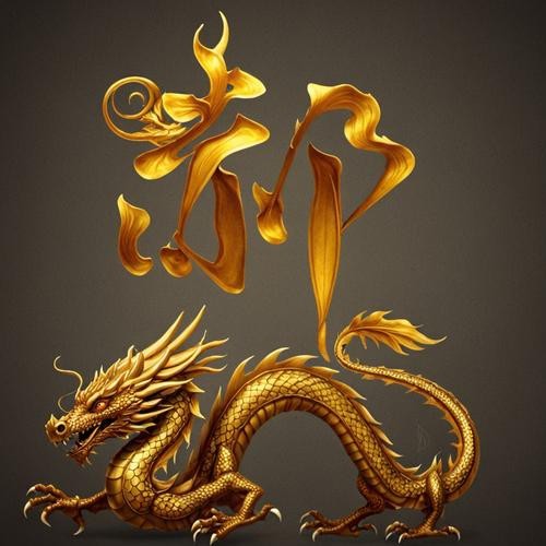 高清金龍頭像圖片大全