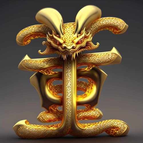 高清金龍頭像圖片大全