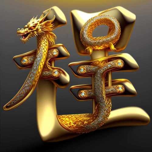 高清金龍頭像圖片大全