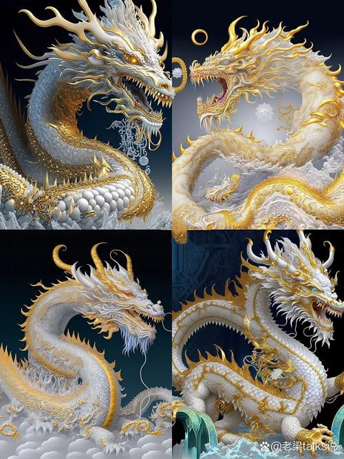 招財金龍霸氣圖片
