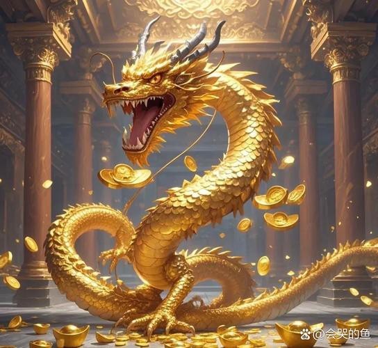 招財金龍霸氣圖片
