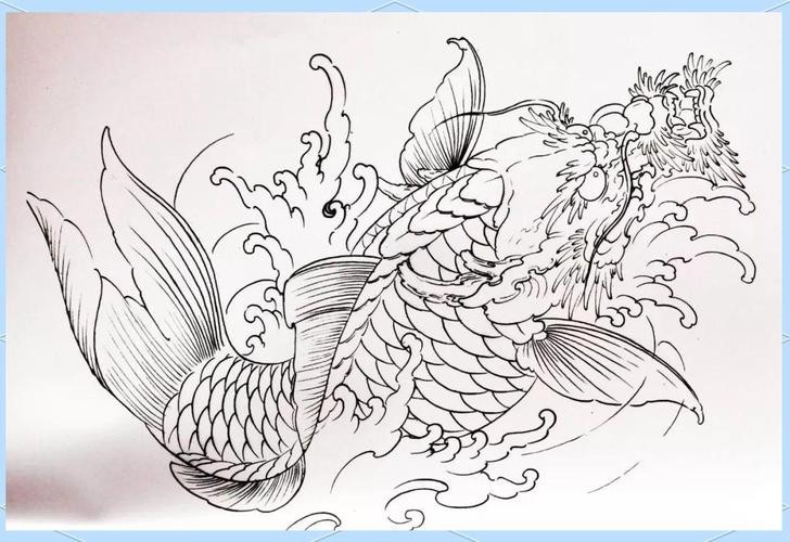 龍頭魚身圖片高清大圖