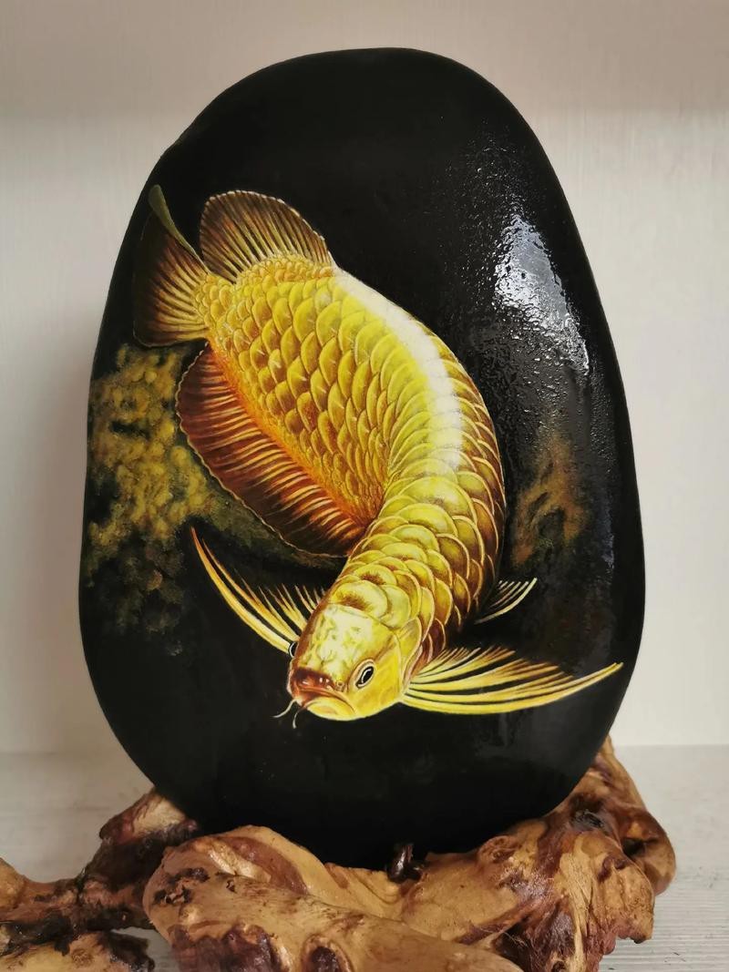 紅龍魚金龍魚壁畫圖片
