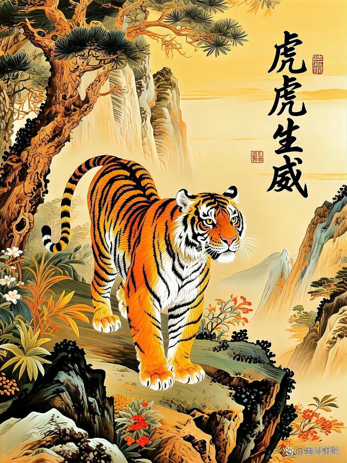 紅色老虎代表什么