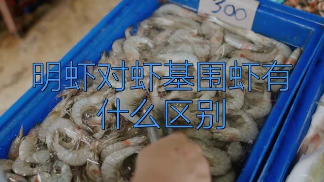 對(duì)蝦和基圍蝦的區(qū)別