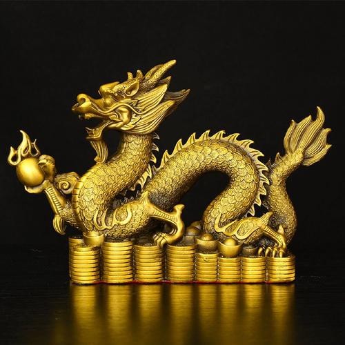 能提供一些生肖龍擺件的圖片嗎？