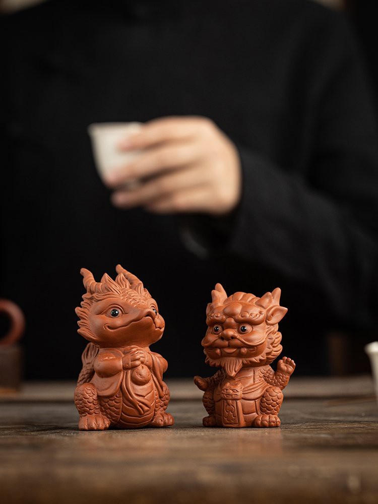 能提供一些生肖龍擺件的圖片嗎？