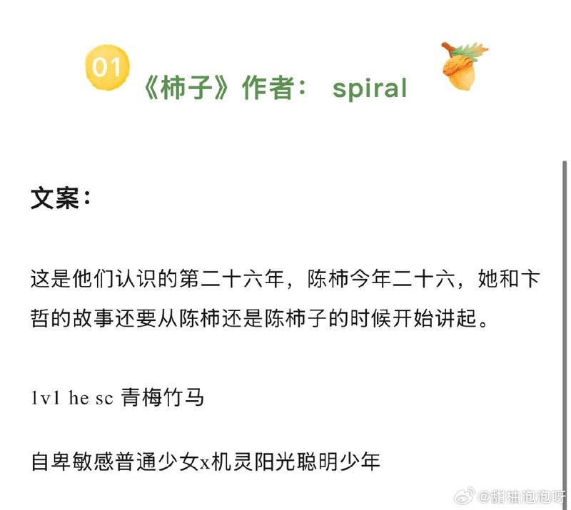 柿子spiralpo講的什么