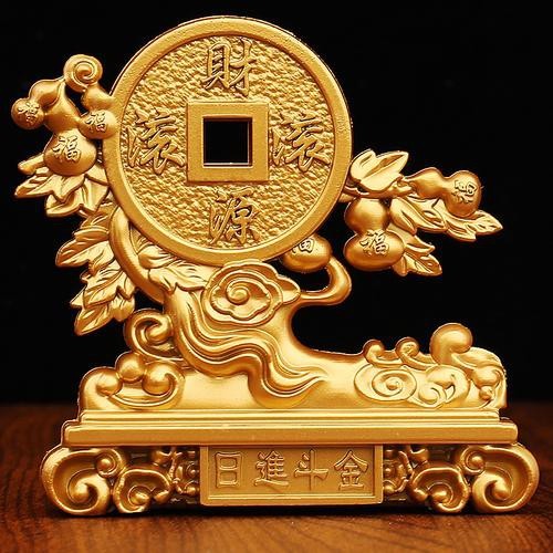 金色招財圖片