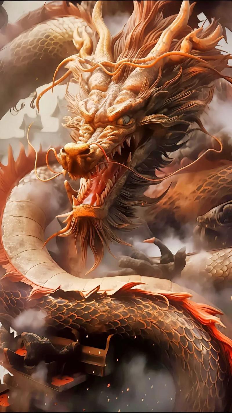 霸氣帶有殺氣的龍的圖片