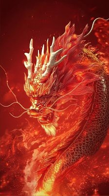 霸氣帶有殺氣的龍的圖片