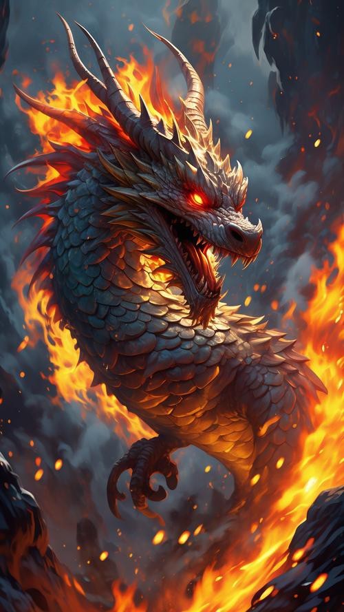 能再給我一些龍的圖片嗎？