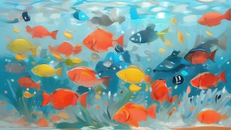 龍魚背景圖片大全大圖可愛的
