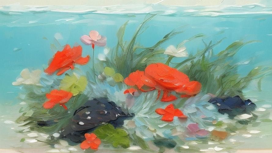 龍魚背景圖片大全大圖可愛的
